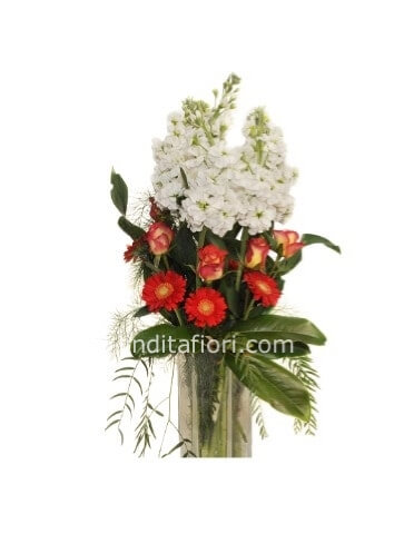 Mazzo di fiori misti gambo lungo