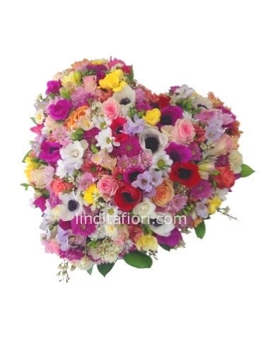 Cuore colori assortiti